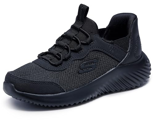 Skechers Niños Bounder Brisk-Burst Slip-In Entrenador
