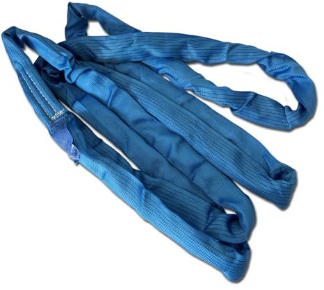 Eslinga redonda de 17700 libras y 10 pies, correa de poliéster sin fin para elevación de objetos resistentes, correa de elevación de poliéster resistente, correa redonda sin fin de poliéster 【8T-3M】