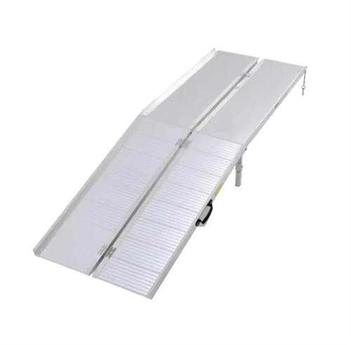YXINAER Rollstuhlrampe Klappbar Aluminium-Klapprampe for Rollstuhlfahrer, tragbare Schwellenrampe 8', for Scooter-Stufen, Haustreppen, 96 L x 28-1/4B, 1000lbs Tragkraft