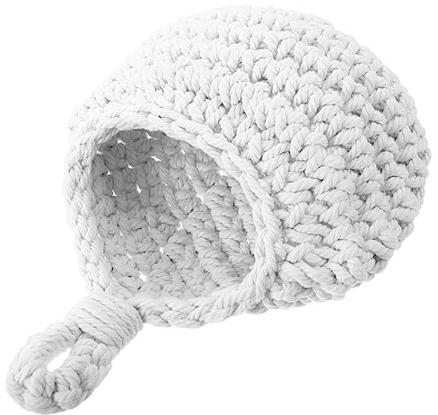 TOGEVAL Rope Woven Storage Hanging Basket Outdoor Wall Hanging Basket for Fruit Vegetables Snack Storage Kitchen Decor