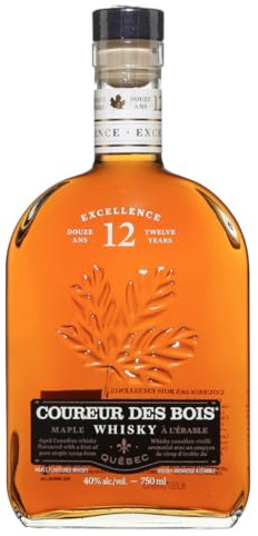 Whisky Coureur des Bois 12 Ans d'Âge au Sirop d'Érable - 750 ml