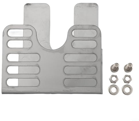 1 Satz Halterungssatz Drehspießmotor-Kit Eisen Drehspieß Halterung (Stainless steel)