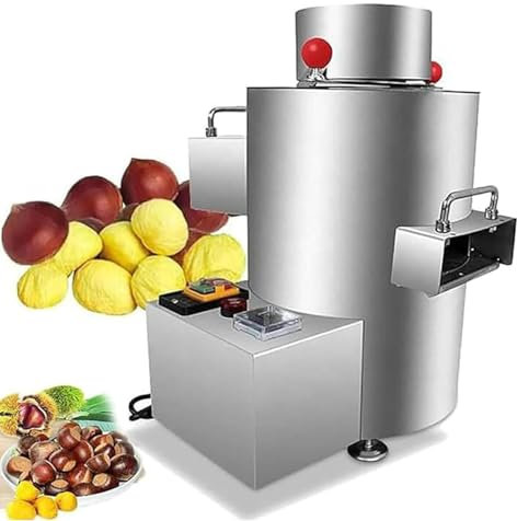 LSHFYV Maquina Descascaradora De Castañas, Maquina Comercial para Abrir Cáscaras De Castañas, Maquina Automática para Revisar Castañas, Sin Dañar Las Castañas,220V