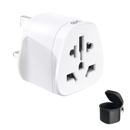 Cable Matters Universal Plug Adapter to UK, World to UK Travel Adapter with 10A Fuse, Compatible with USA, Australia, China, Japan Plugs for Use in the UK
