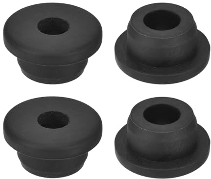 QUARKZMAN 4Pcs Pasacables Arandelas de Goma, Ojales de Cable de Goma de 20mm Agujero de Taladro, Tapones de Agujero para Cortafuegos, Proteger Cables Enchufes