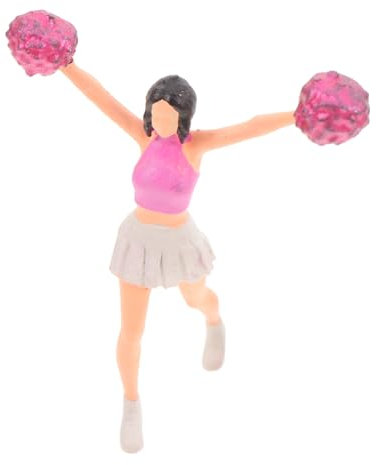 Yardwe Cheerleading Model Doll Figure Material for Home Car Decoration As Desktop Figure and Diy Scene Accessory
