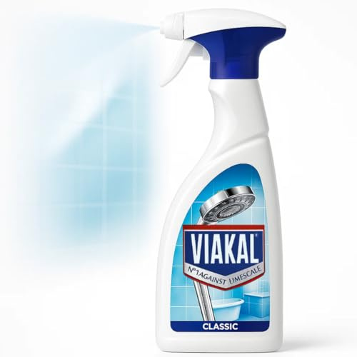 Online-Bargain-Stores Limescale Remover Cleaning Spray 500ml Perfect as Bathroom Shower Screen Cleaner & Wall Cleaner, Disinfectant Spray Bottles for Cleaning Supplies