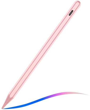 ANYQOO Stift für iPad, 2X Schnellladung, Palm Rejection, Neigung | Für iPad 2018-2026, Kein Bluetooth, 15H Akku, Magnetisch, 0.1mm Pixelgenau, 3 Ersatzspitzen, DE Support