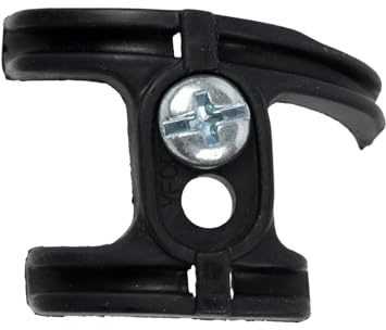 Iouyjiu Guida per cavi per bicicletta, movimento centrale con viti, morsetto anti-attrito per la gestione del cavo del cambio e del freno, parte di ricambio per mountain bike e ciclismo all'aperto, 44