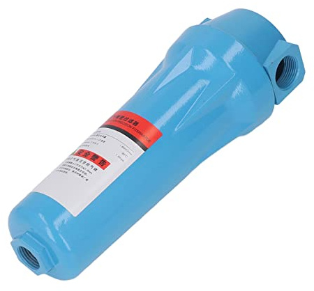 Denash Filtro Essiccatore per Aria Compressa, Filtraggio Ad Alta Efficienza con Filettatura Trasparente, Porta NPT 3/4 Pollici, Pressione di Esercizio 1,0 MPa (Classe S 015（DN20 3/4in) Sgrassaggio)