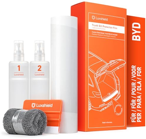 Luxshield Ladekantenschutz Folie für BYD Seal U SA3 I 2024-2026 - Stoßstangenschutz, Kratzschutz, Lackschutzfolie - Transparent glänzend