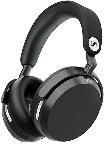 Sennheiser Casque Audio Momentum 5 I Casque réduction de Bruit Wireless | Noise cancelling headphones pour appels d'une grande clarté I Circum-auriculaire I Autonomie 57heures I Dolby Atmos