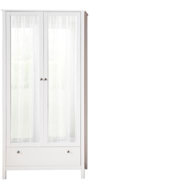 trendteam smart living - Garderobenschrank Schrank - Garderobe - Ole - Aufbaumaß (BxHxT) 92 x 192 x 38 cm - Farbe Weiß - 183912701