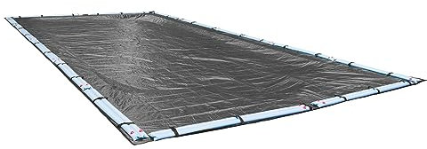 Pool Mate 402545R-PM Mesh Winter In-Ground Pool Cover, 25 x 45-ft, 3. Gray/Black