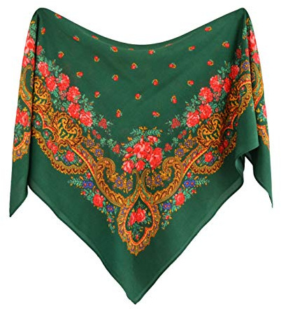 Traje Regional Pañuelo portugués verde botella - 65 x 65