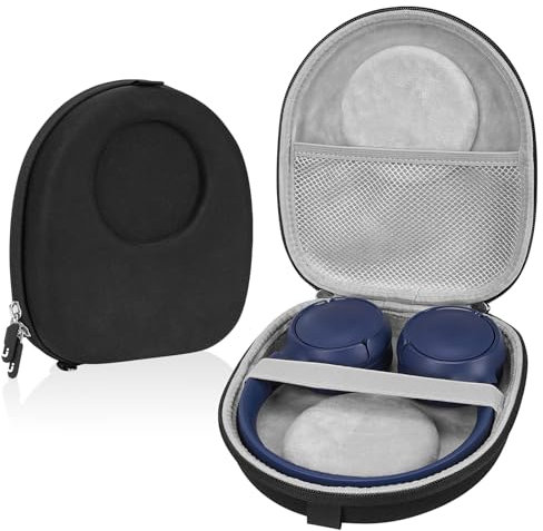 Linkidea Headphones Carrying Case Compatible with JBL Tune 500, Tune 510BT, Tune 520BT, Tune 570BT, Replacement Protective Hard Shell Travel Bag with Cable, Charger Storage (Black)