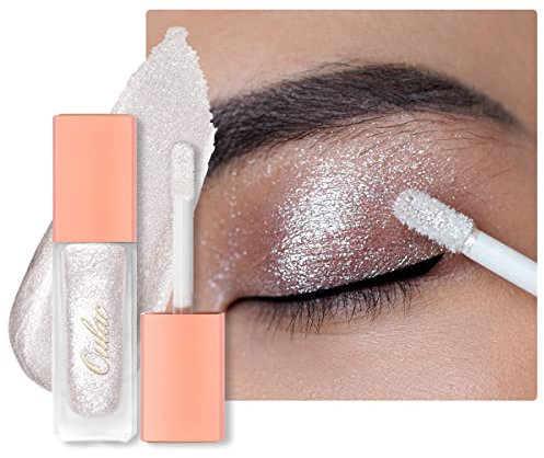 Oulac Flytande Metallisk Ögonskugga-Glitter Ögonskugga,Flytande Ögonskugga i Metalliskt Look,Infaillible Eyeshadow Paint, Långvarig,Ögonmakeup 5,4 g (27)