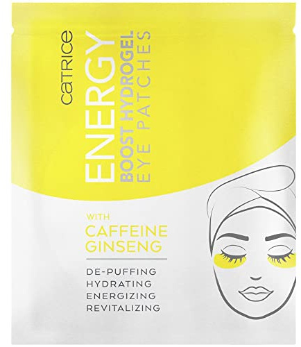 Catrice Energy Boost Hydrogel Eye Patches, transparent, pflegend, kühlend, revitalisierend (1 Paar)