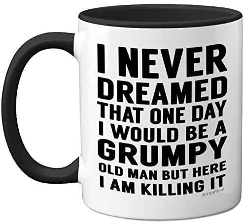 Stuff4 Grumpy Old Man Mug, Grandad Gifts | Dad, Father’s Day or Christmas Novelty Mug, Funny Gifts, Perfect Birthday Present, Funny for Men