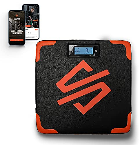 SQUATZ Portable Boxing Mat - Punching Unit with Advanced Digital Counter, Punching Mat for Strength Training, and Exercise, Automated Screen System, for Athletes and Beginners - Easy to Install