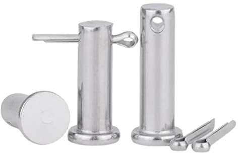 FEEIMOL Edelstahl Einzelloch Gabelkopf-Stifte und Splinte Haarnadel-Sortiment-Set M14x90mm (1 Stück)