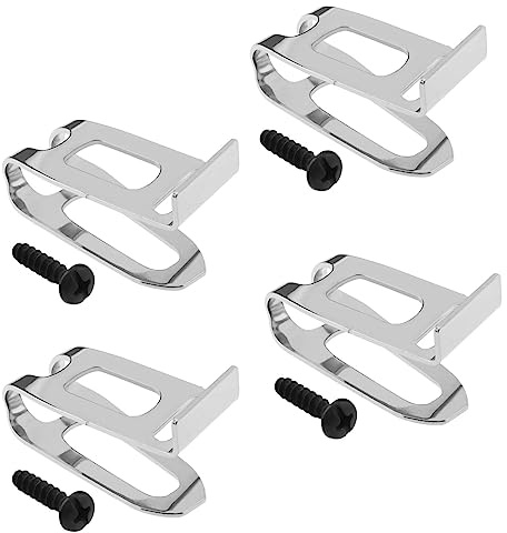 Be In Your Mind 4 Stück Gürtelclip-Haken, Kompatibel mit Makita DHP480 DHP482 HP457 HP347 TD127 TD126 Schlagbohrmaschinen Elektrowerkzeug mit Schrauben 324705-1 346317-0