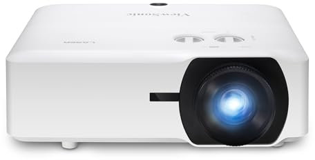 ViewSonic LS740HD 1080p Laser Installation Projector, 5,000 ANSI Lumens, White