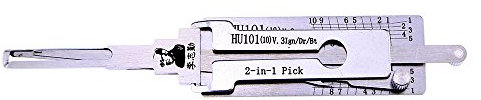 HU101 (10) v3 2 in 1 Auto Lock Pick, Dietrich und Decoder für Auto, Autoschlüsselleser, professionelle Schlosser-Werkzeuge