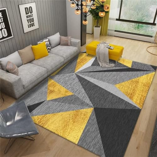 RUGMRZ Dekoration Schlafzimmer Geometrische Vereinfachung Kitchen Teppich Teppich auslegeware Balkon dekoration140X200cm