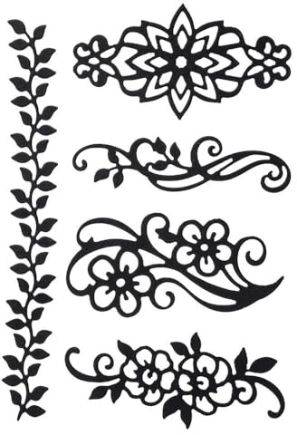 Ideen mit Herz Stanzschablonen | Ornamente | 5 Stück