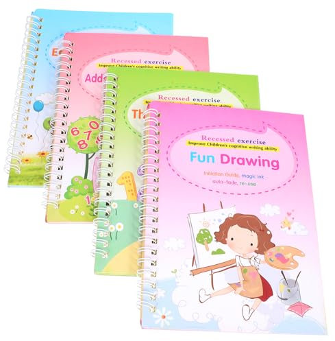 LALAFINA 1satz Handwriting Copybooks Für Übungsheft Für Englische Für Schüler Im Vorschulalter Wiederverwendbares Schreibtraining