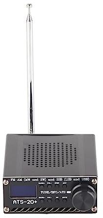 Mumusuki Receptor de Radio de Banda Completa Receptor de Radio de Banda Completa, Receptor de Radio Portátil de Banda Completa Am FM SSB LSB USB Escáner de Radio de Banda Completa con