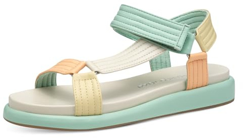 MARCO TOZZI Damer 2-28402-44 sandal, Turkos, 42 EU