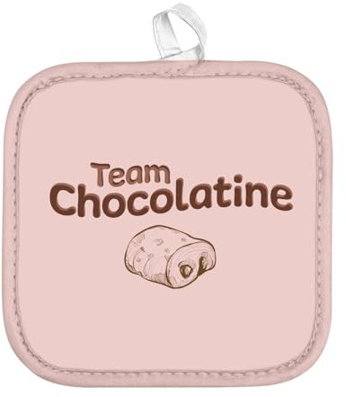 Manique de Cuisine - Team Chocolatine Humour Blague Toulouse Sud - (17 x 17 cm)
