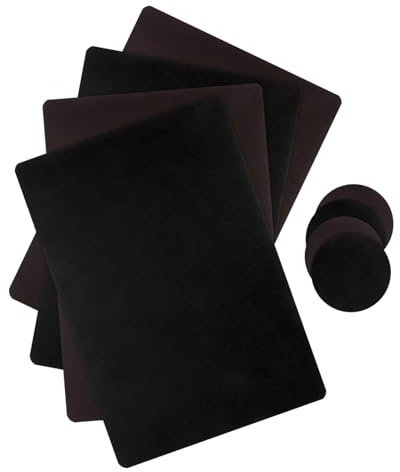 HEALLILY 8pezzi Tovagliette Pu Riutilizzabili Impermeabili e Resistenti Al Calore Design Elegante Per Tavolo Da Pranzo e Cucina Colori Sottobicchieri