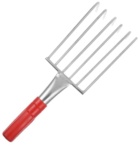Abaodam Rastrello da Spiaggia Ergonomico Inossidabile per Frutti Strumento Pratico per Giardinaggio e Telline e Vongole