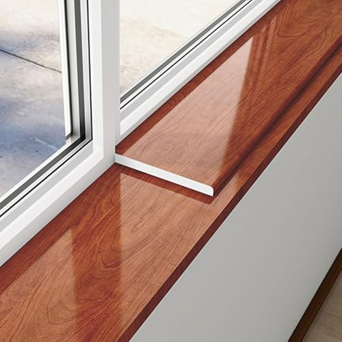 Cubierta Recortable, Protector De Alfeizar Ventana Impermeable, Interior Exterior Protector Alféizar Ventana Paneles, Cubierta Para Hotel, Oficina En Casa(Brown,6 * 100cm/2.3 * 39.3in)