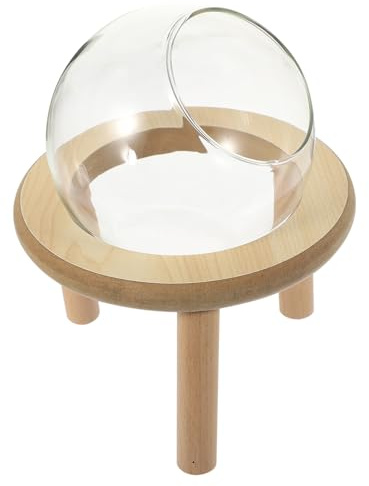 Supvox Transparente Hamster Badewanne und Glas mit Stabilem Verschleißfestem Design für Haushalt und Kleine Haustiere als Kreatives Schlaf und Badezubehör