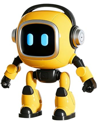 Robot Toys – Robot de bureau intelligent et interactif avec IA, gadget éducatif d'apprentissage STEM, figurine d'action programmable | Garçons Filles Adultes Fêtes d'anniversaire Amusement en