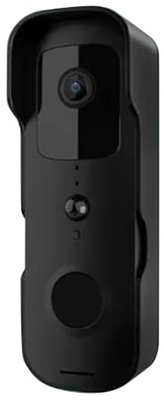 Ounfhtrttk Tuya Campanello Smart WiFi con Telecamera Full HD 1080P, Visione Notturna Digitale Impermeabile per la Sicurezza