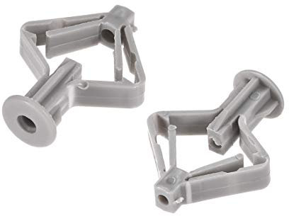 sourcing map 20 Stk. Kunststoff Trockenbau Hohlraumdübel Dehnungsrohr 10mm x 50mm Grau