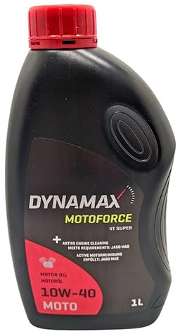 DYNAMAX Motoforce 4T Super 10W40 Semi Synthetic Motorcycle Engine Oil | JASO MA2 | 1 Litre