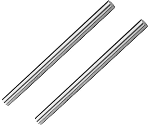 Bettomshin Round Steel Rod 10mm HSS Lathe Bar Stock Tool 150mm Long for Shaft Gear Drill Lathes Boring Machine Turning Miniature Axle Cylindrical Pin DIY Craft Tool 2Pcs
