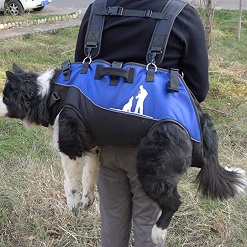 L&Y Jewelry Zaino per Cani, Trasportino per Cani Grande, Adatto per Borsa da Trasporto per Cani da 15 a 40 kg, Trasportino per Zaino per Cani Regolabile Rivolto Frontalmente per Cani Anziani