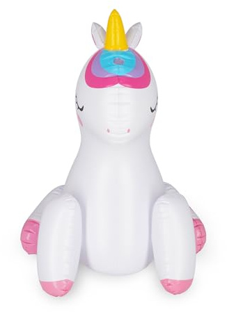 Legami - Gioco Gonfiabile con Spruzzo d'Acqua - Inflatable Sprinkler, Unicorno che Spruzza Acqua, Ideale per Feste in Giardino, Giochi Acqua per Bambini, Gavettoni Estivi, 65 x 80 x 65 cm