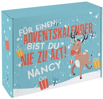 Herz & Heim® DIY Adventskalender mit Personalisierung - Design (Nie zu alt)