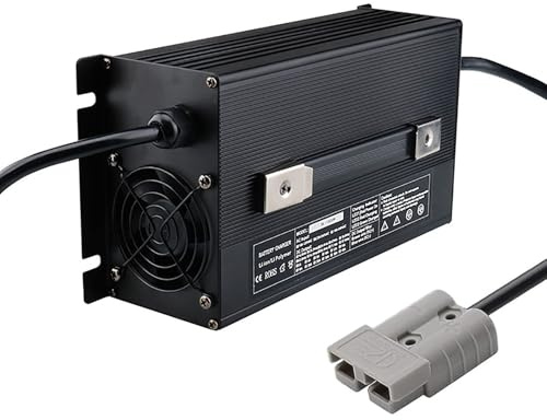 MFYDPP Caricatore di Batterie al Piombo-Acido 12v/24v/36v/48v/60v/72 V, con Spina da 50a Anderson, per Carrello Elevatore Elettrico, Jack Pallet, Scrubber A Pavimento(Size:50A,Color:24V/30a)