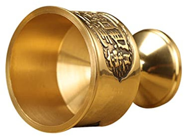 Mikinona 1 Pz Bicchiere Retro Rame per Decorazione da Scrivania Coppa Resistente e Urti Design e Ufficio Compatte