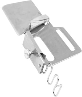 LIFKOME Carpeta de Encuadernación para Máquina de Coser de Acero Inoxidable, Accesorio de Prensatelas Dobladillo, para Dobladillar Bordes de Tela