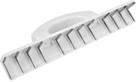 Baluue Cazzuola Angolare per Intonaco in Acciaio Resistente Spatola da Costruzione Leggera e Durevole Raschietto per Vernice e Finitura Cemento Utensile Manuale per Lavori su